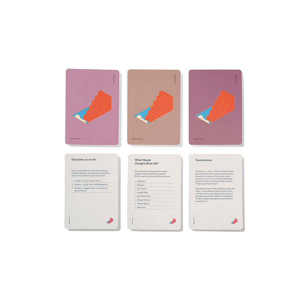 52pc The School Of Life Motivation Effectiveness/Decisiveness Card Set