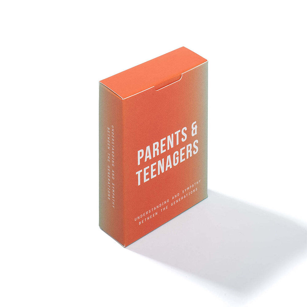 52pc The School Of Life 9cm Parents & Teenagers Prompt Cards Set