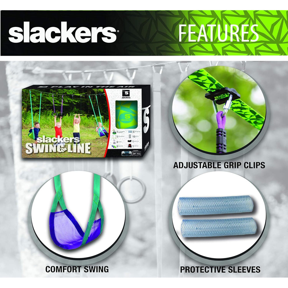 Slackers Swingline Outdoor Interactive Kids/Childrens Toy 3+