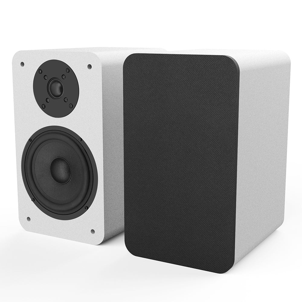 Silcron SLR07 Wireless Active Bookshelf Speakers with HDMI ARC - White