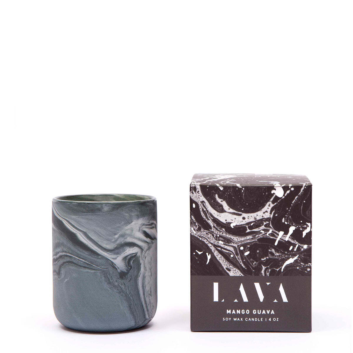 2PK Serenity Lava 130g Small Scented Soy Wax Candle - Mango Guava