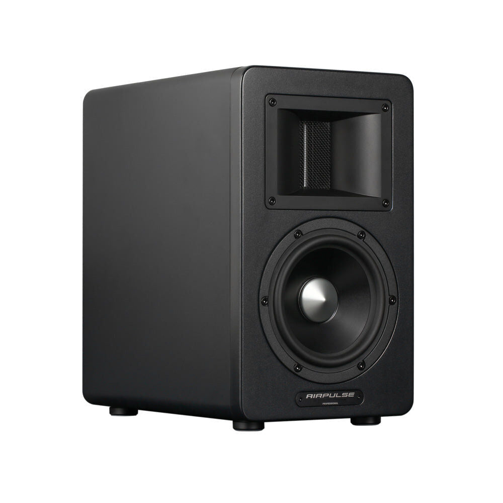 2pc Airpulse SM200 Precision Monitor Loudspeakers 185x315cm - Black