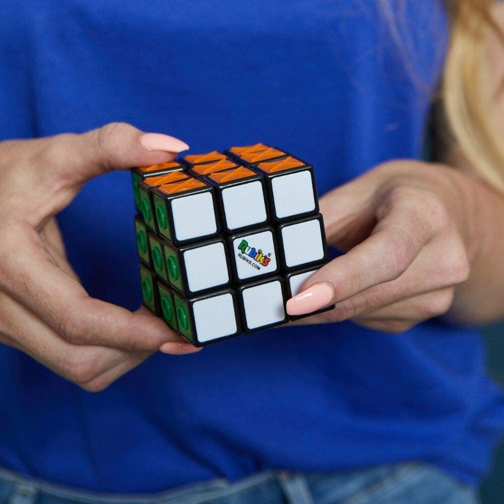 Rubiks Sensory Cube 3D Tiles Multi-Textured Tactile Shaped Classic Puzzle 8y+
