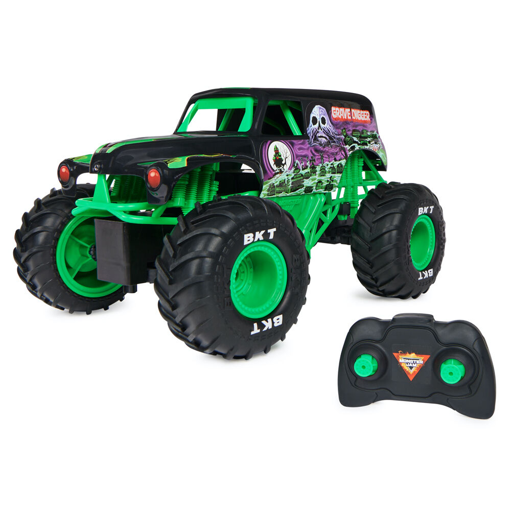 Monster Jam 1:15 Radio Control 2.4GHz Grave Digger Monster Truck Toy 4y+