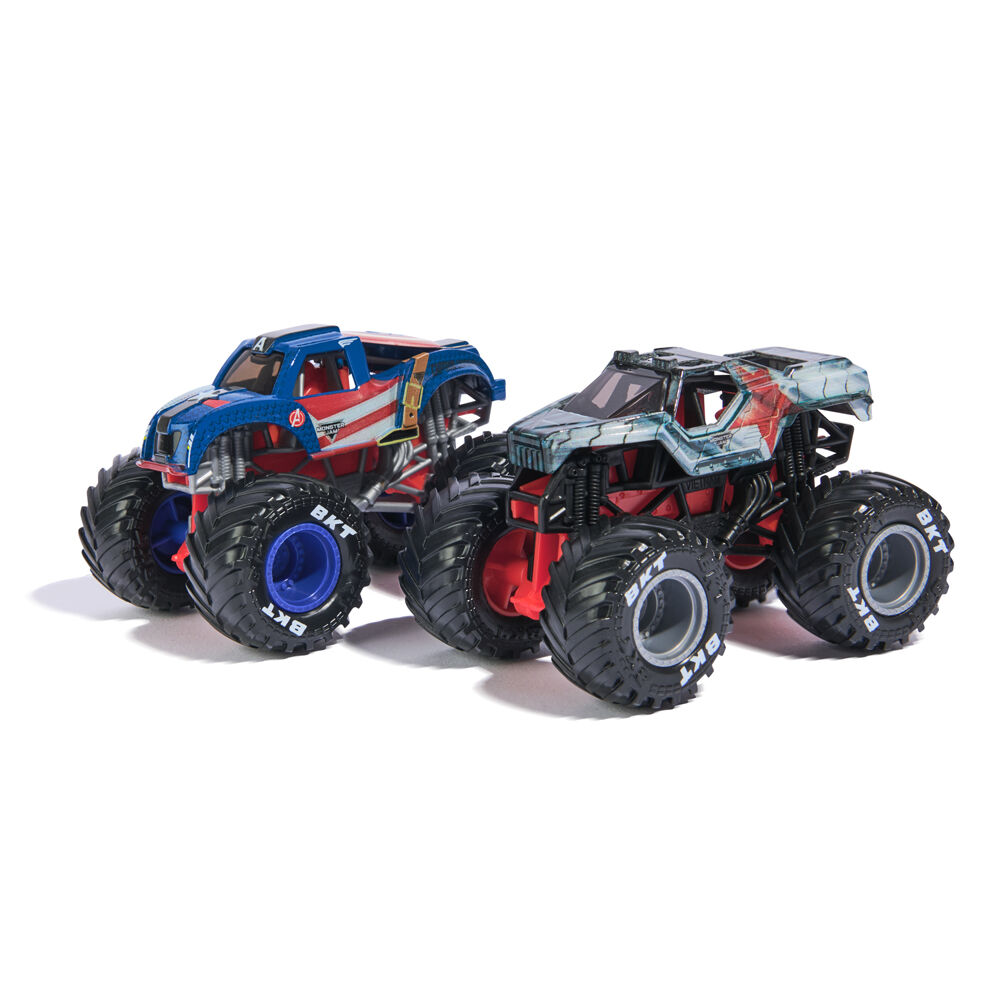 2pc Monster Jam Marvel 1:64 Scale Diecast Truck Kids/Children 3y+ Assorted