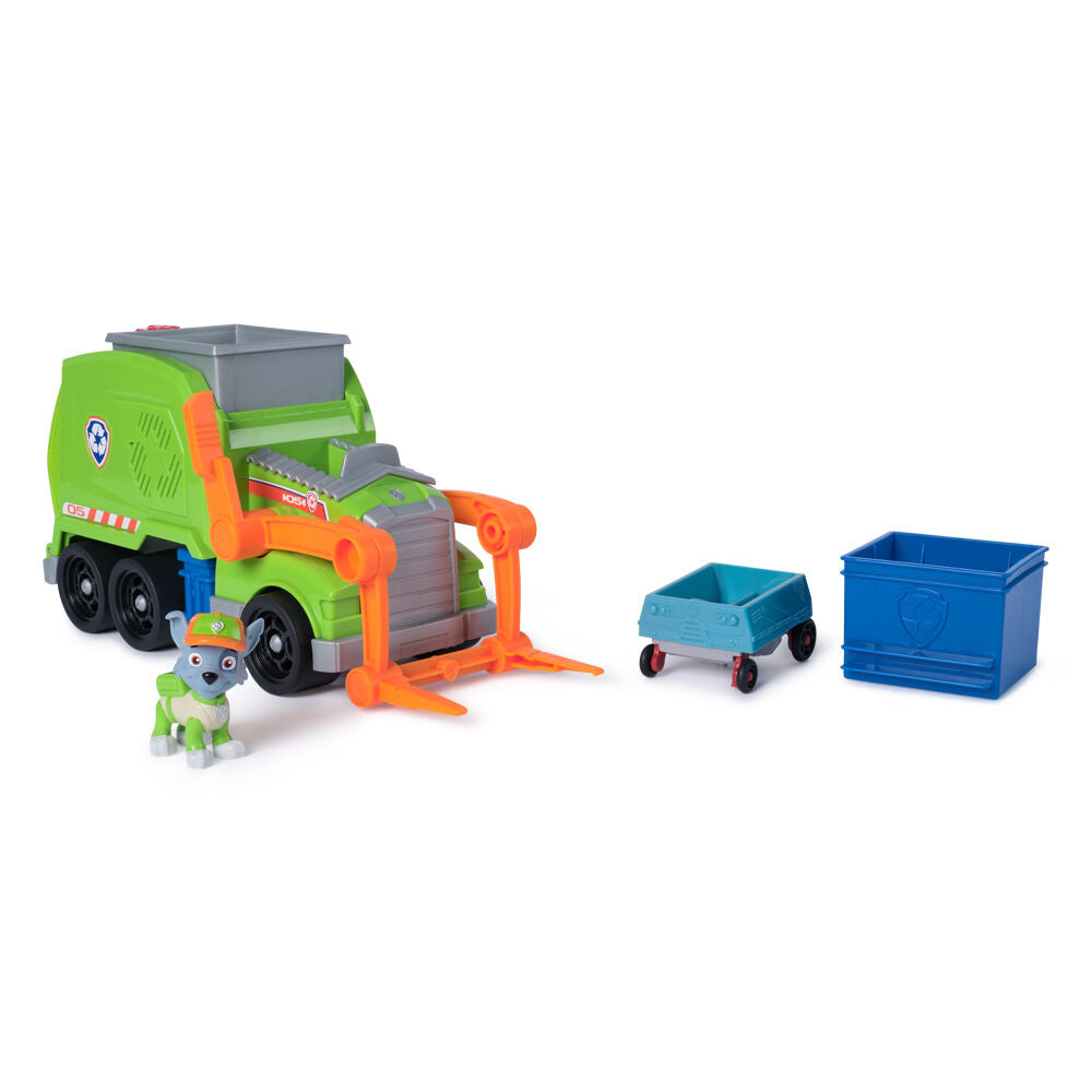 Paw Patrol Rocky Crush N Roll Recycling Action Toy Truck Kids/Children 3y+