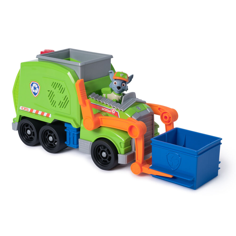 Paw Patrol Rocky Crush N Roll Recycling Action Toy Truck Kids/Children 3y+