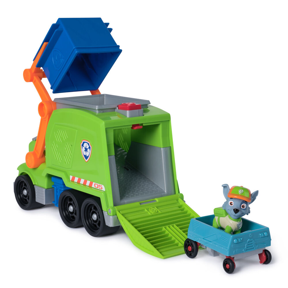 Paw Patrol Rocky Crush N Roll Recycling Action Toy Truck Kids/Children 3y+