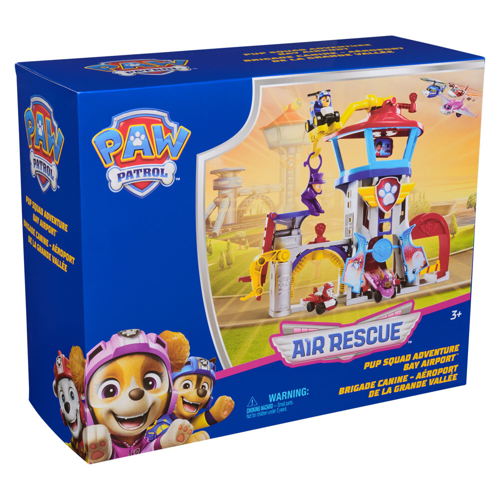PAW Patrol Air Rescue Pup Squad Adventure Bay Airport Playset Kids 3y+