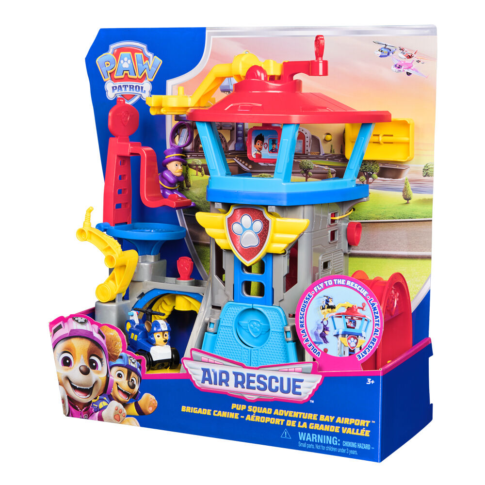 PAW Patrol Air Rescue Pup Squad Adventure Bay Airport Playset Kids 3y+
