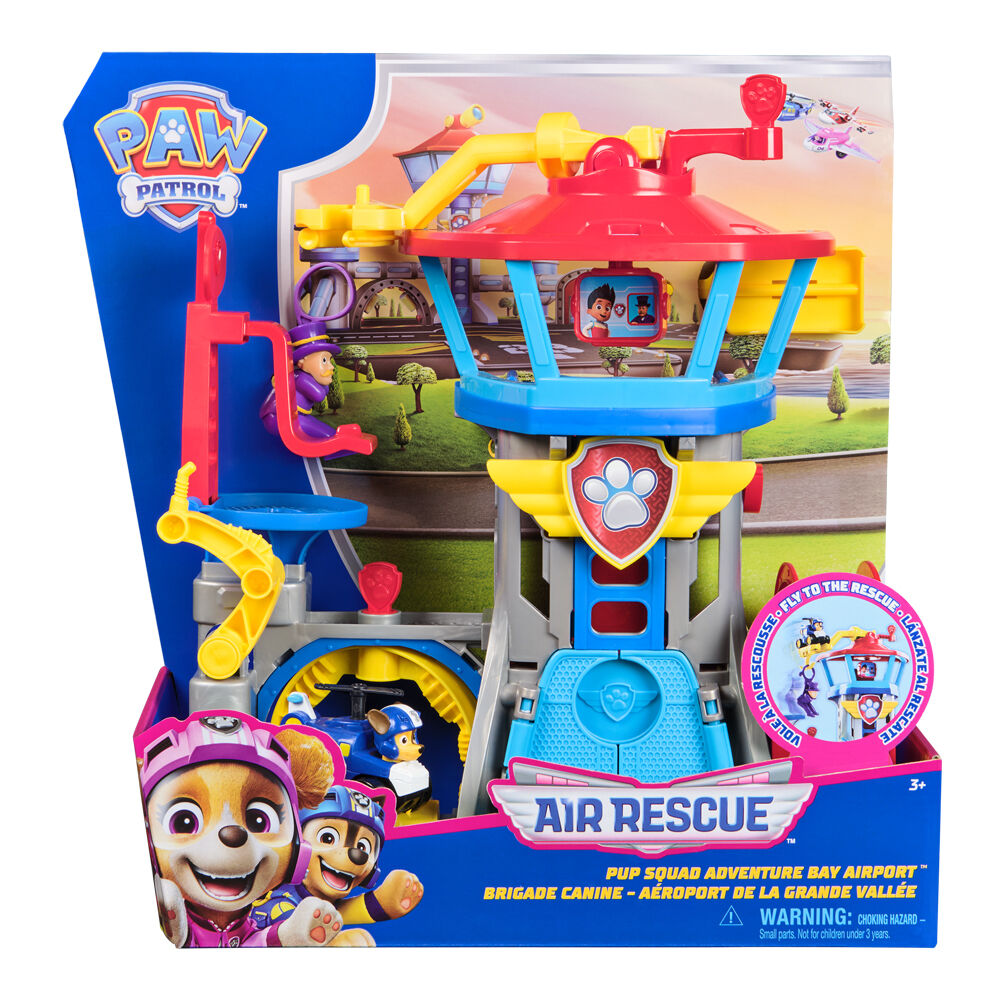 PAW Patrol Air Rescue Pup Squad Adventure Bay Airport Playset Kids 3y+