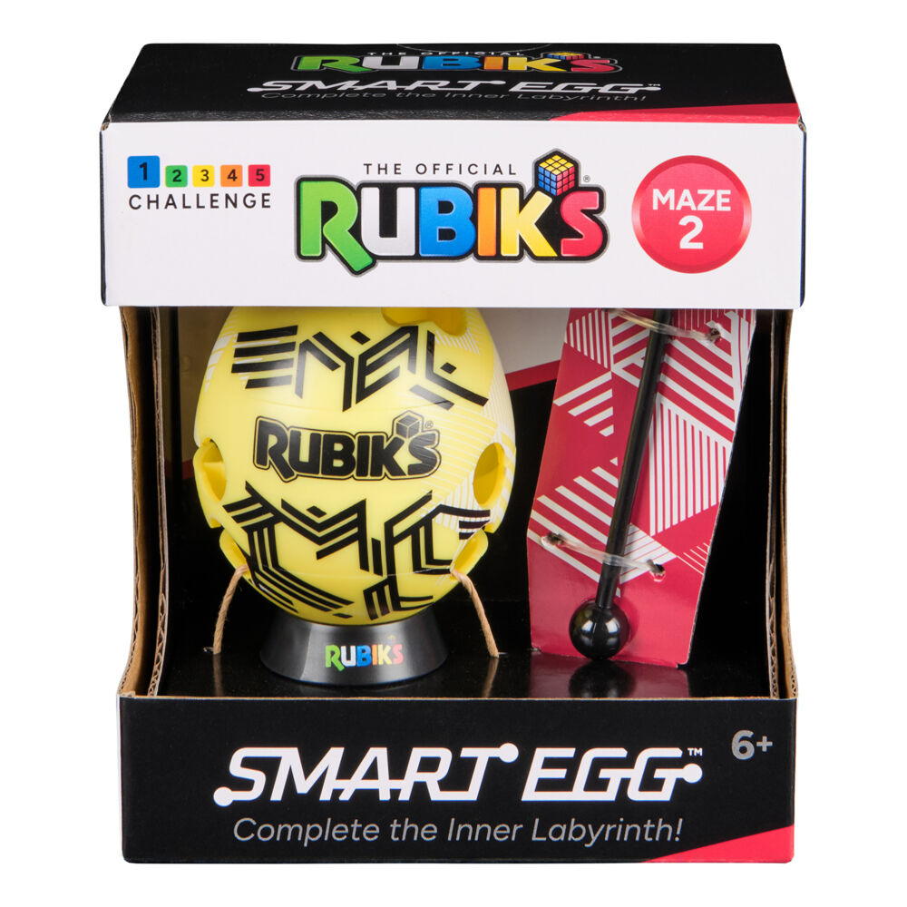Rubiks Smart Eggs Decorative Brain Teaser Logic Games/Puzzles 8y+ Assorted