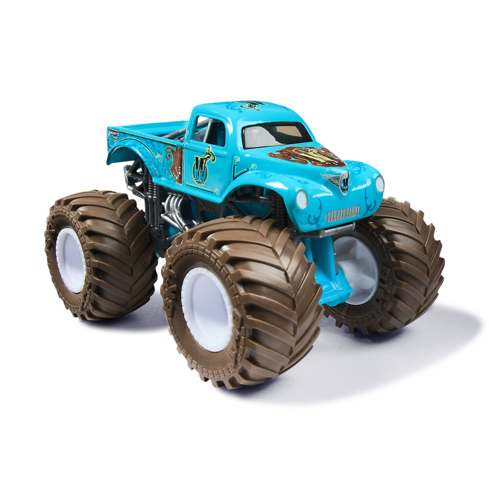 5pc Monster Jam Country Jams Grave Digger Whiplash Scoopz El Toro Loco 3y+