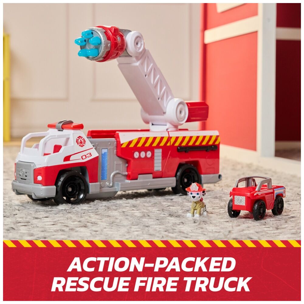 Paw Patrol Childrens Toy Fire Rescue Rapid Reload Red Truck 3Y+