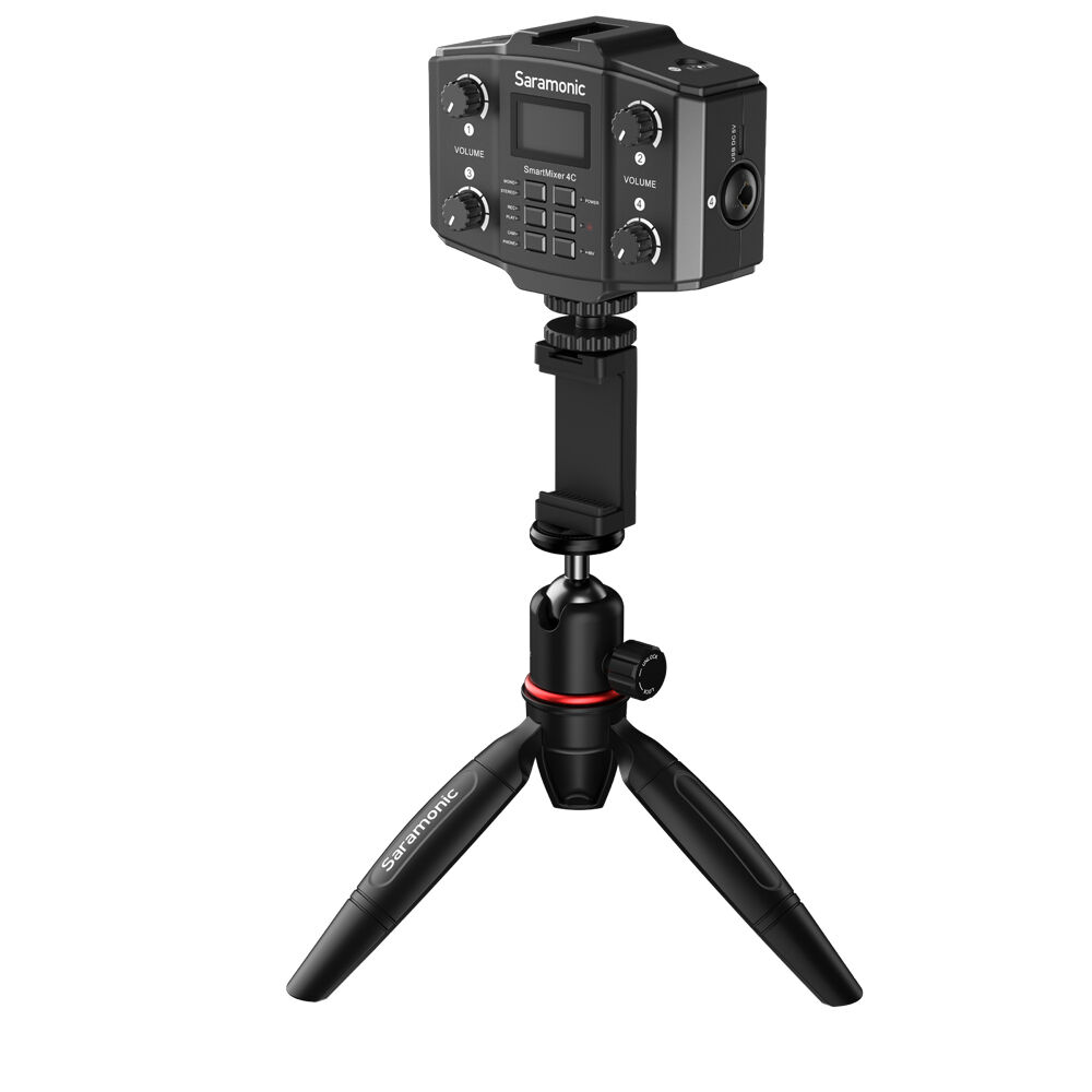 Saramonic Smartmixer 4C Mixer Grip Ad Mic Kit For Smartphone Black