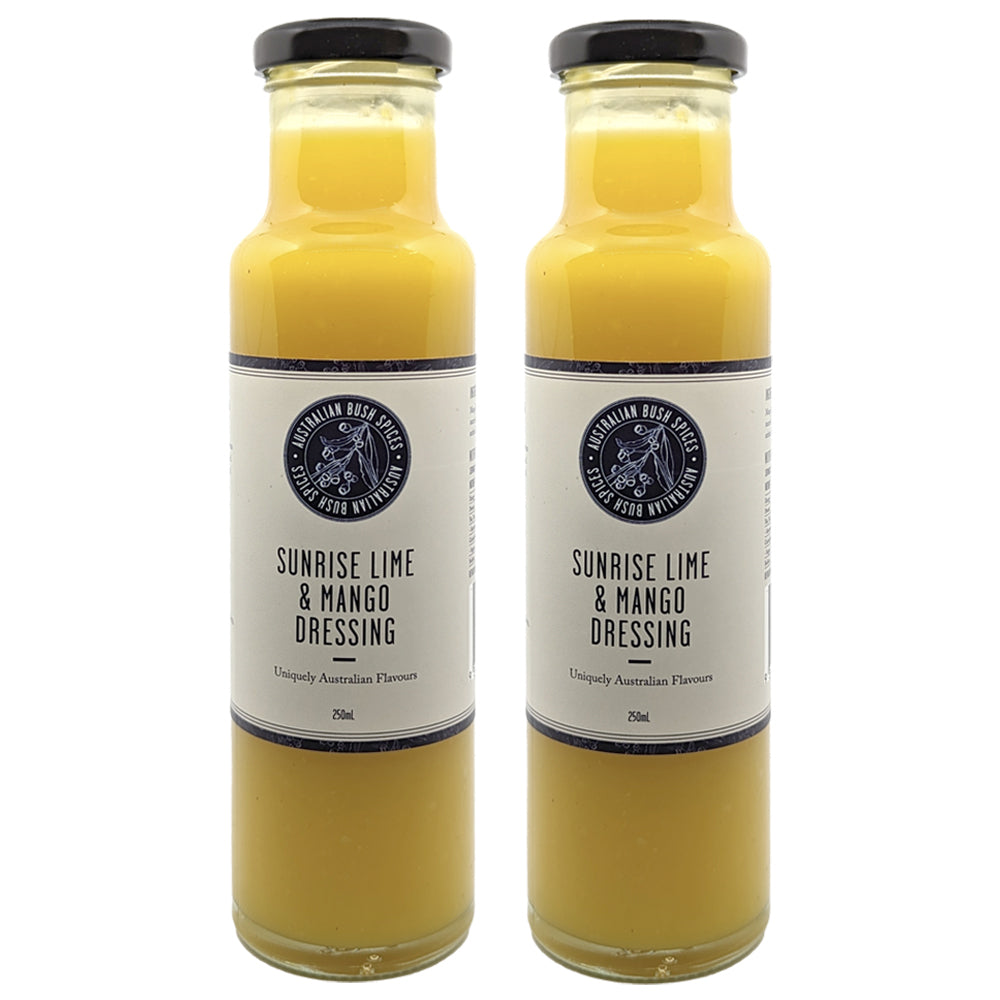 2PK Australian Bush Spices Sunrise Lime and Mango Salad Dressing 250ml