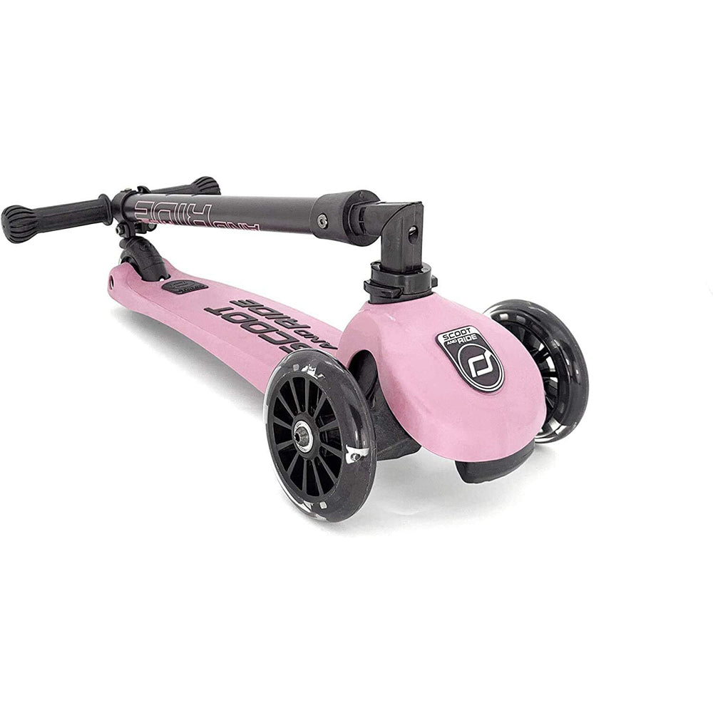Scoot & Ride Highway Kick 3 Scooter LED Rose Kids/Childrens Toy 3+