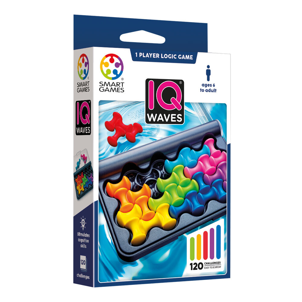 Smart Games IQ Waves Logic Puzzle Game Kids/Children Educational Toy 8y+
