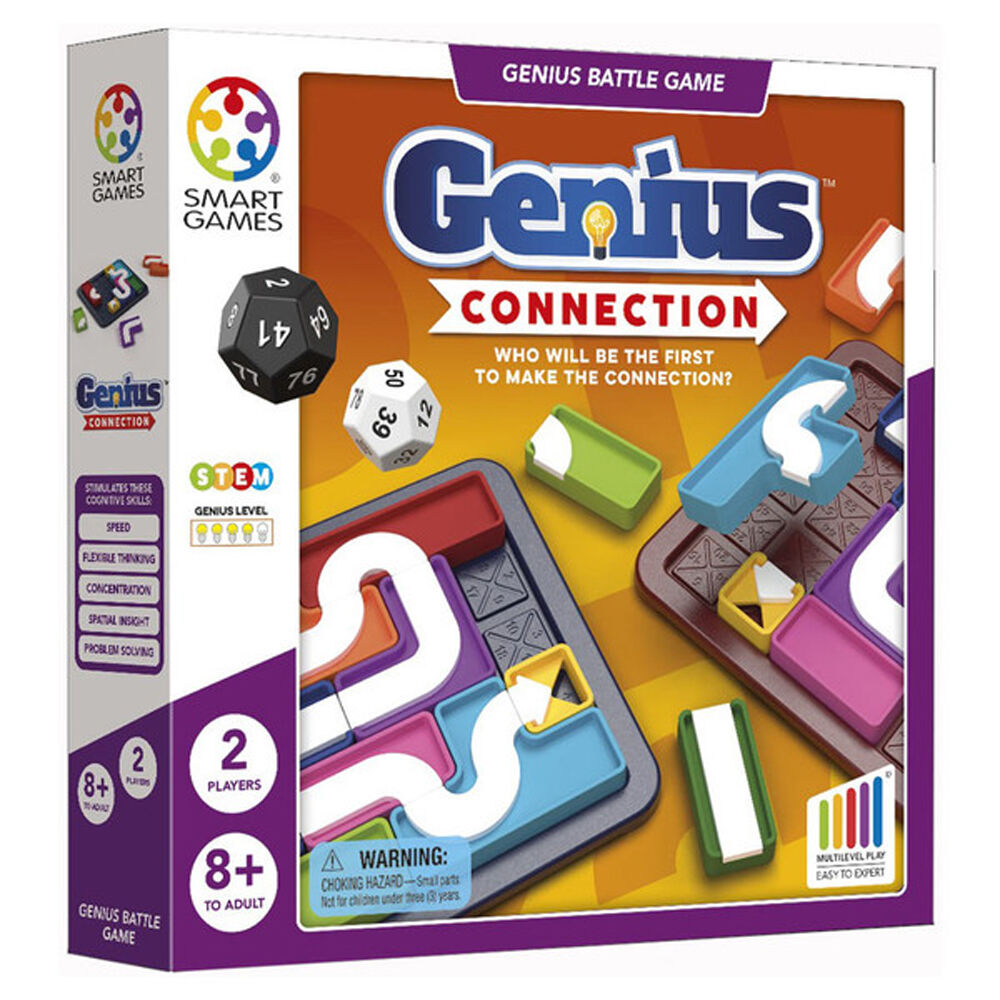 Smart Games Genius Connection Puzzle Game Kids/Children Educational Toy 8y+