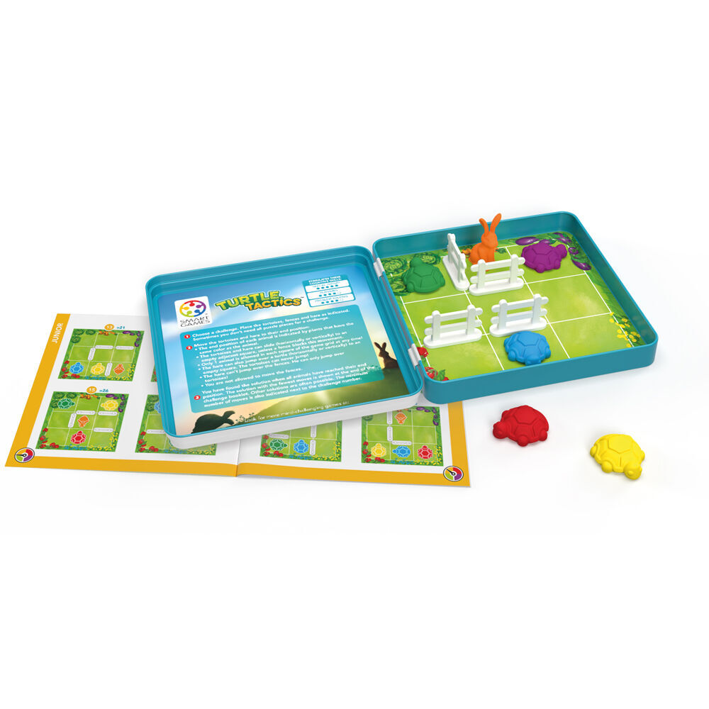 Smart Games Pole Position & Turtle Tactics Puzzle Game Kids Toy Combo Set 5y+