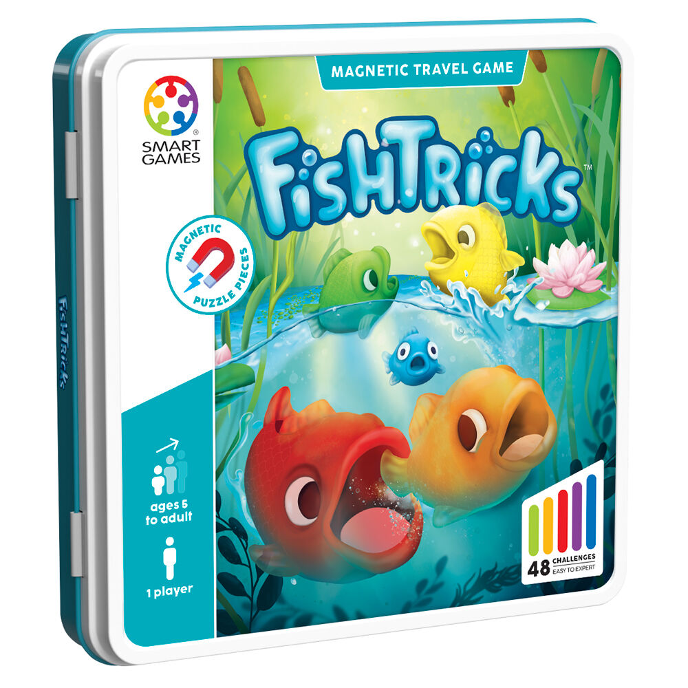 Smart Games Fish Tricks Logic Puzzle Game Kids Educational Toy 5y+