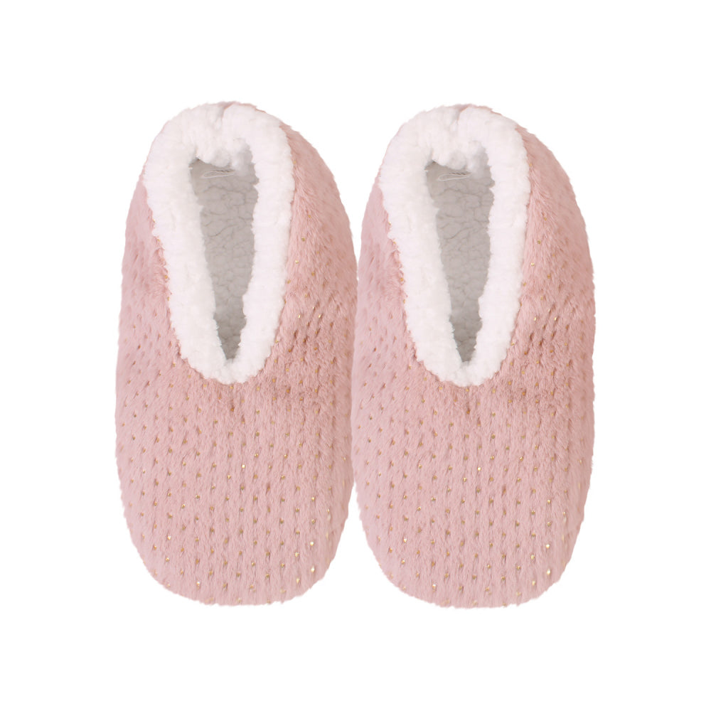 Splosh SnuggUps Women's Metallic Slippers Blush