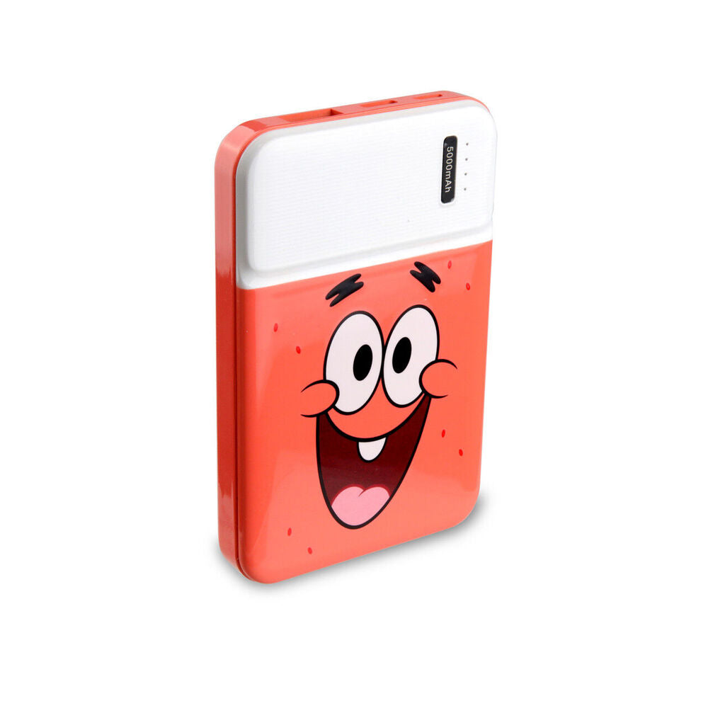 SpongeBob Patrick Portable Powerbank 5000mAh USB-C & A LED