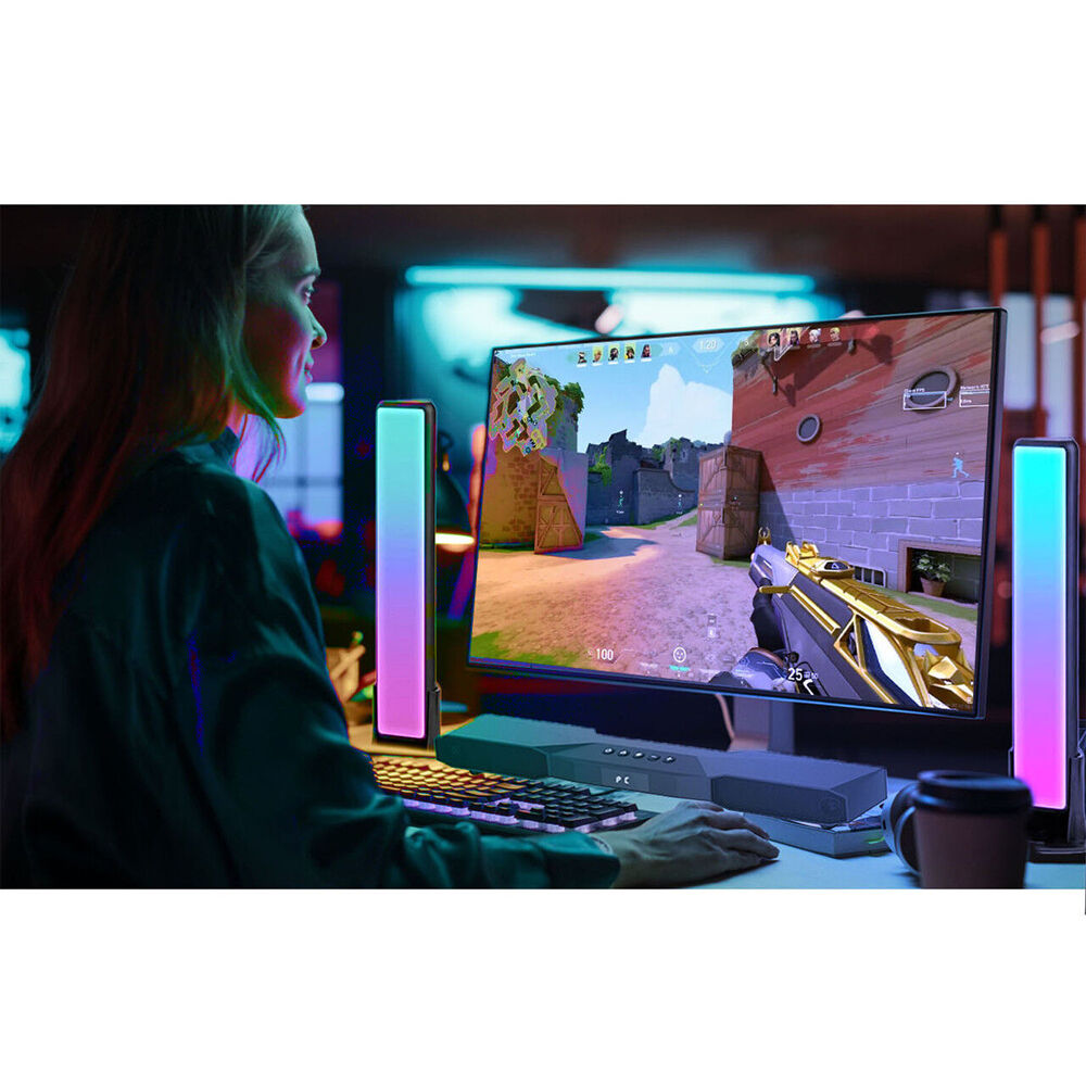 Precision RGB S1000 Gaming Soundbar w/ Subwoofer Bluetooth/Optical/AUX/USB/eARC