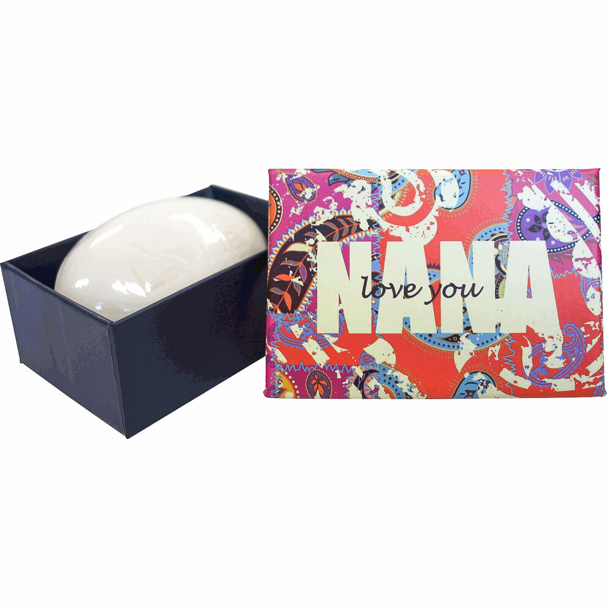 3PK LVD Nana Scented 80g Body Fragrance Bath Bar Soap w/ Box Paisley