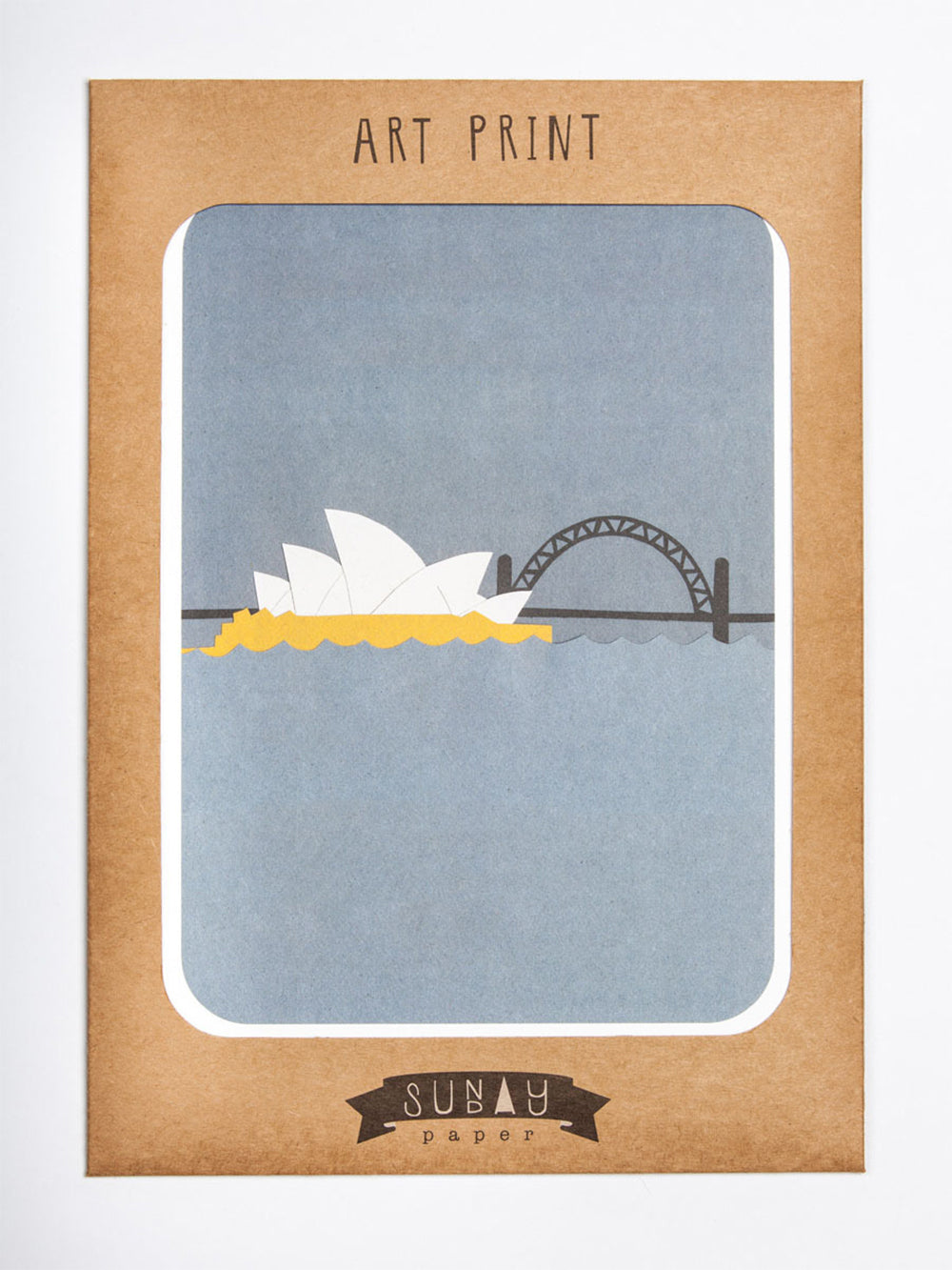 3PK Sunday Paper Art Print Stationery 25x17.5cm - Sydney