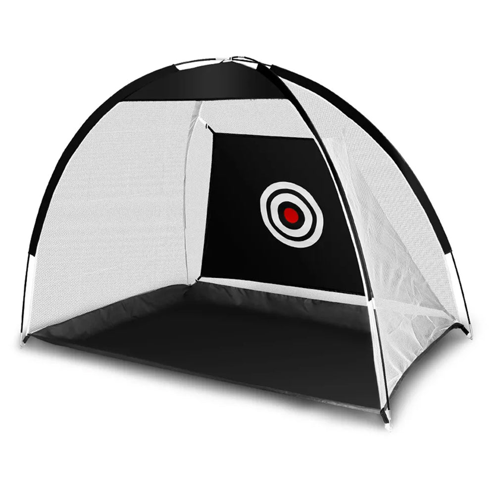 Good Vibes Golf Swing Ball Practice Driving Tent Black