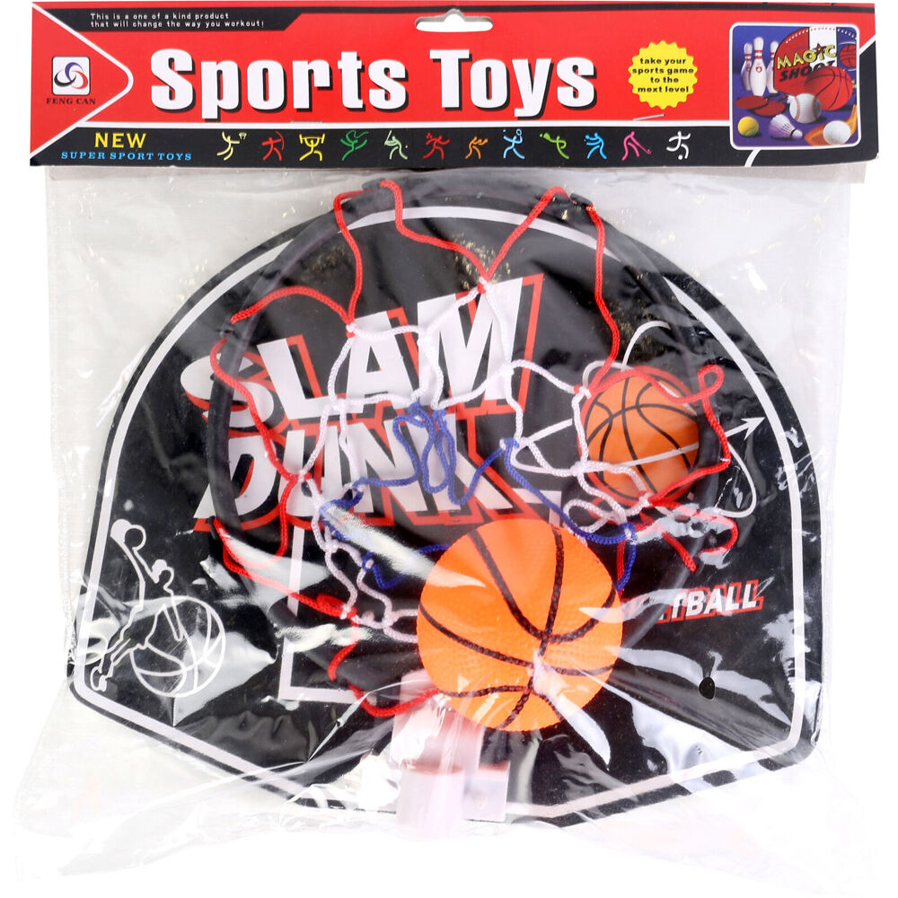 Razoo Slam Dunk Mini Basketball Set W/ Wall Mount Kids Toy 29x23cm