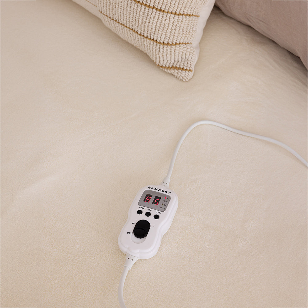 Bambury Single Bed Bambury Premium Electric Blanket Soft Touch Home