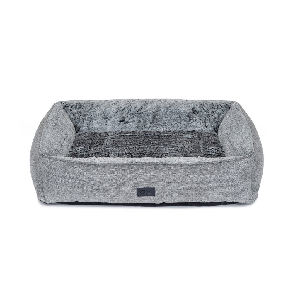 Superior Pet Goods Ortho Dog Lounger Artic Faux Fur Small Pet/Dog Bed