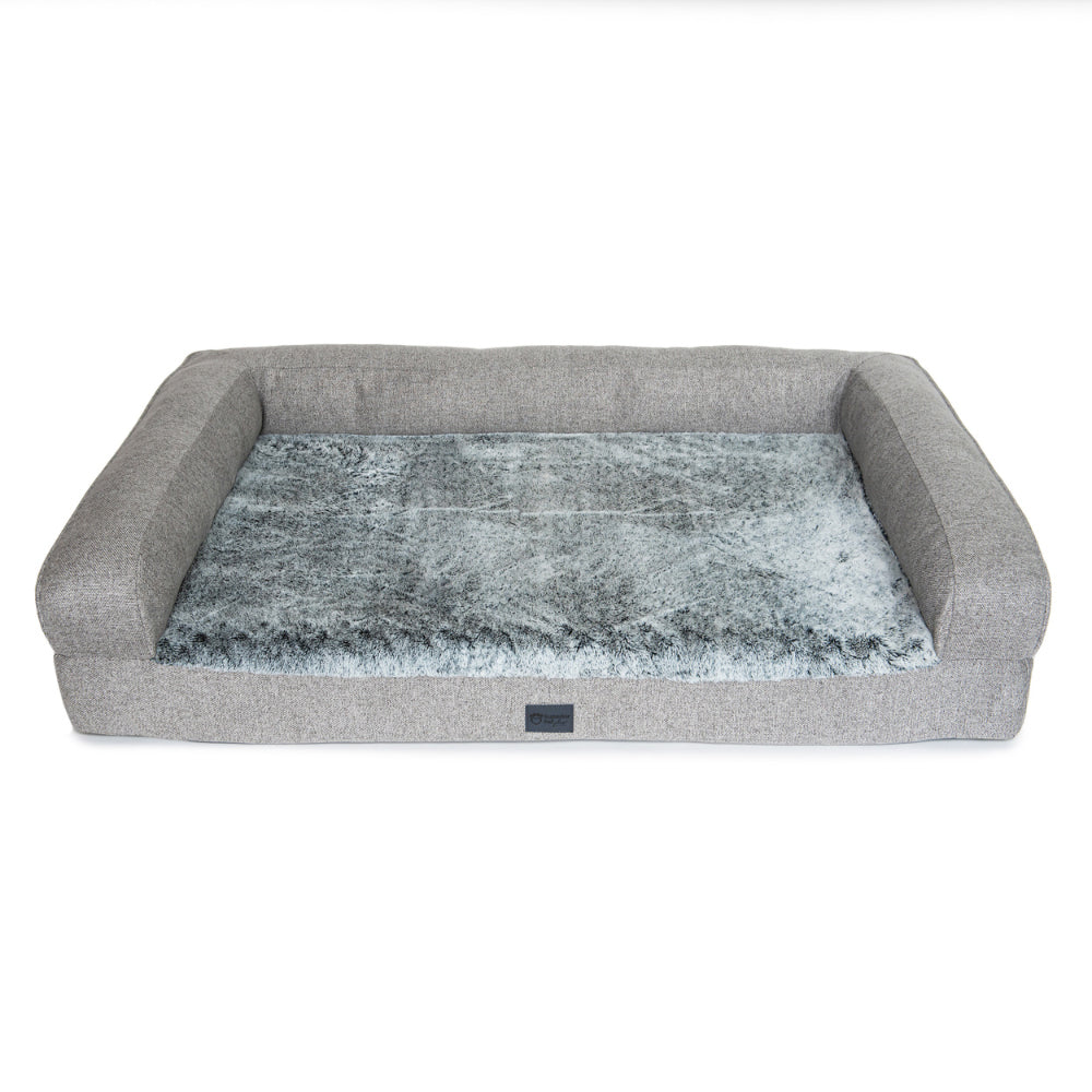 Superior Pet Goods Orthopaedic Dog/Pet Sofa Artic Faux Fur Large 120x80cm