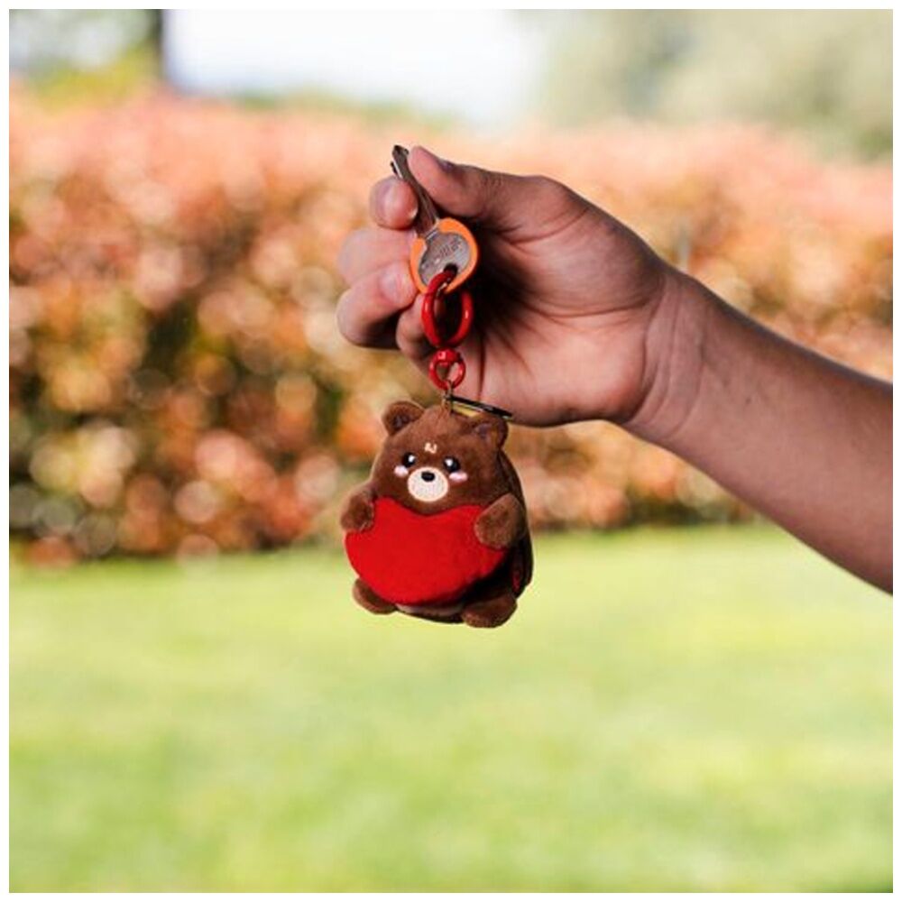 Legami Plush Keyring Teddy w/Metal Ring Super Soft Kids Bag Charm/Toy 3y+