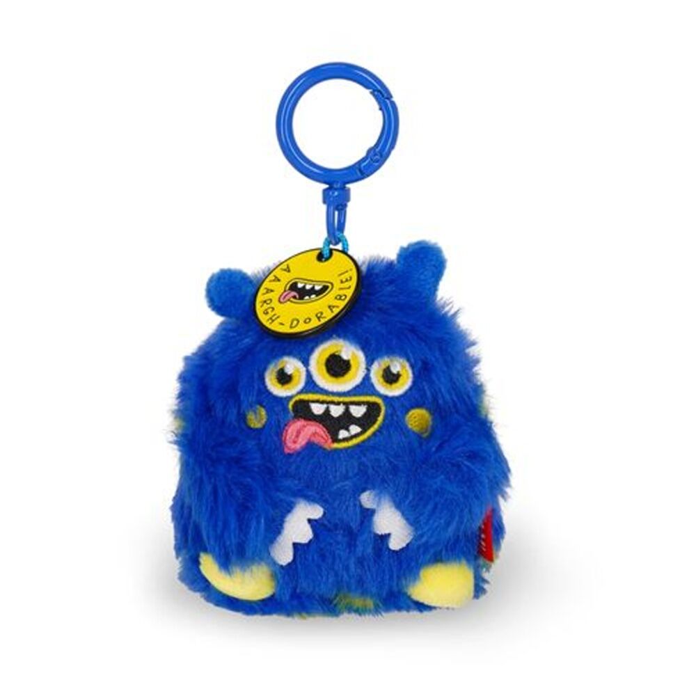 4PK Legami Plush Keyring Monster w/Metal Ring Super Soft Kids Bag Charm/Toy 3y+