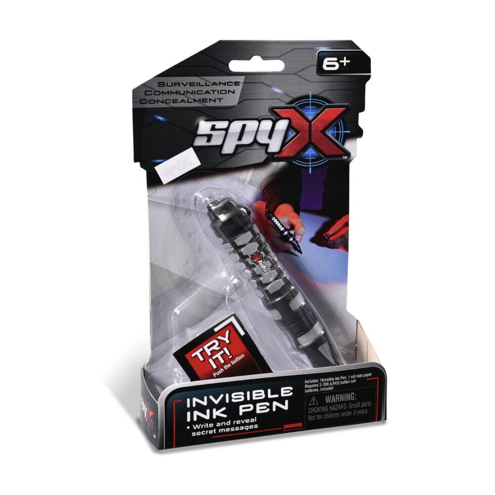 SpyX Invisible Ink Pen Light Revealer Kids/Children Black 6y+