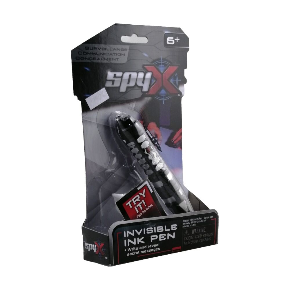 SpyX Invisible Ink Pen Light Revealer Kids/Children Black 6y+
