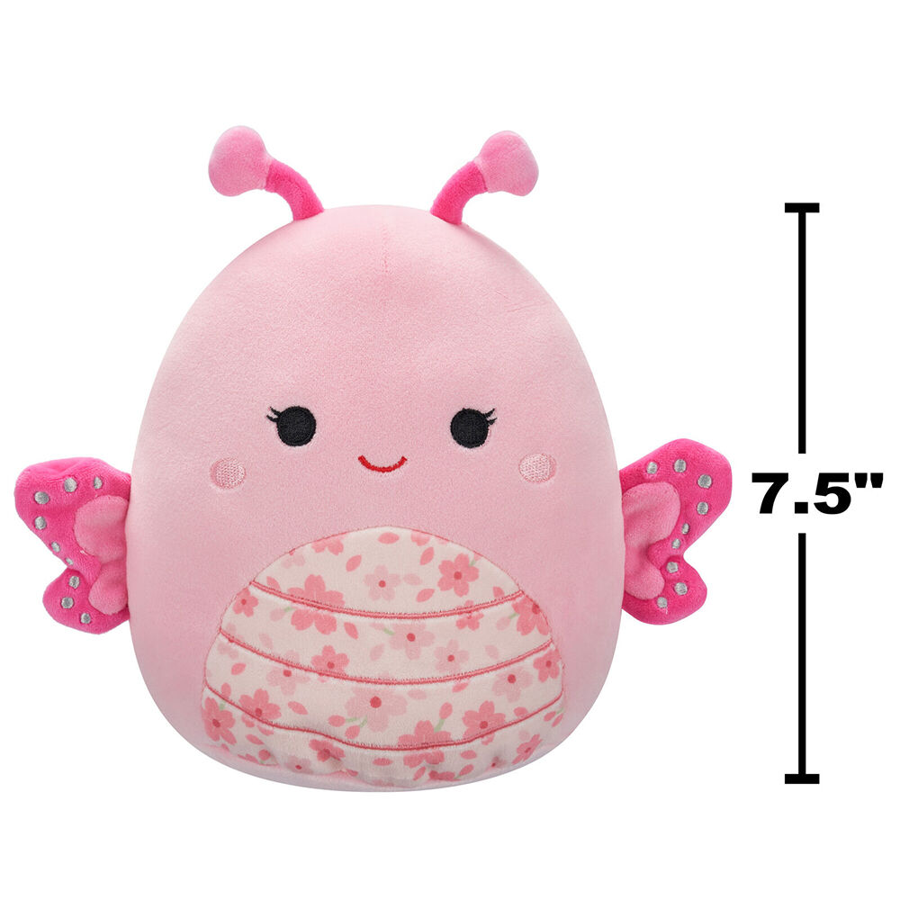 Squishmallows 7.5in Mogo Pink Butterfly Stuffed Animal Kids Plush Toy 3y+