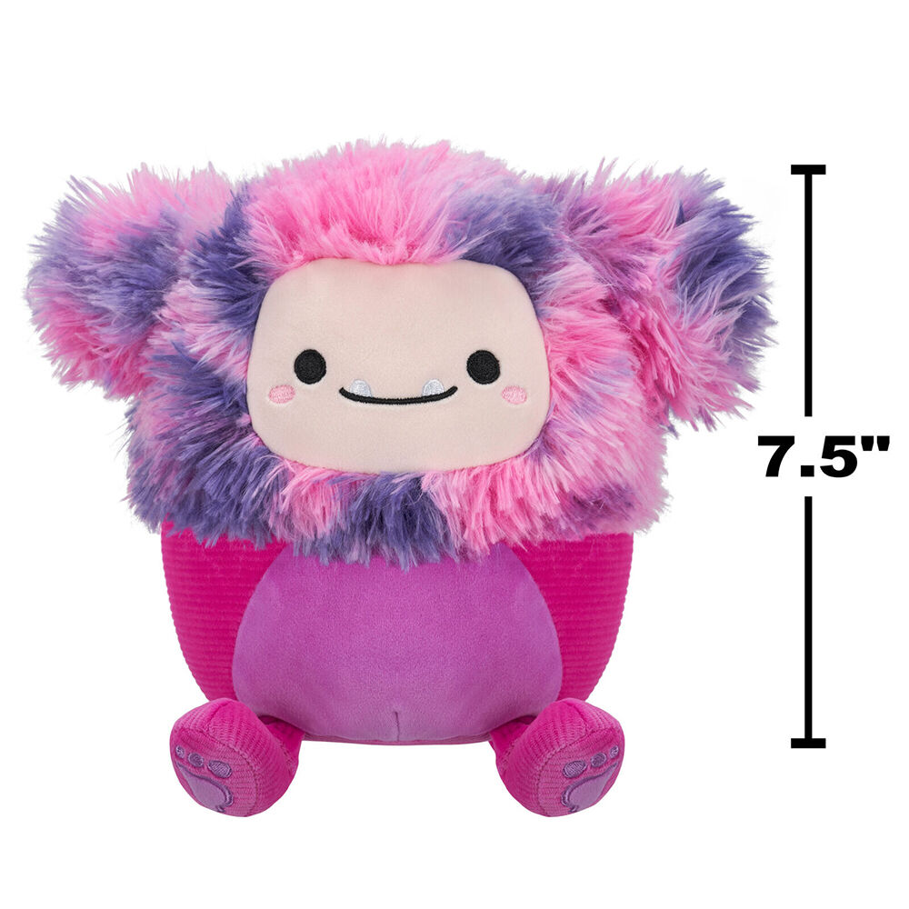 Squishmallows 7.5in Woxie Magenta Bigfoot Stuffed Animal Kids Plush Toy 3y+
