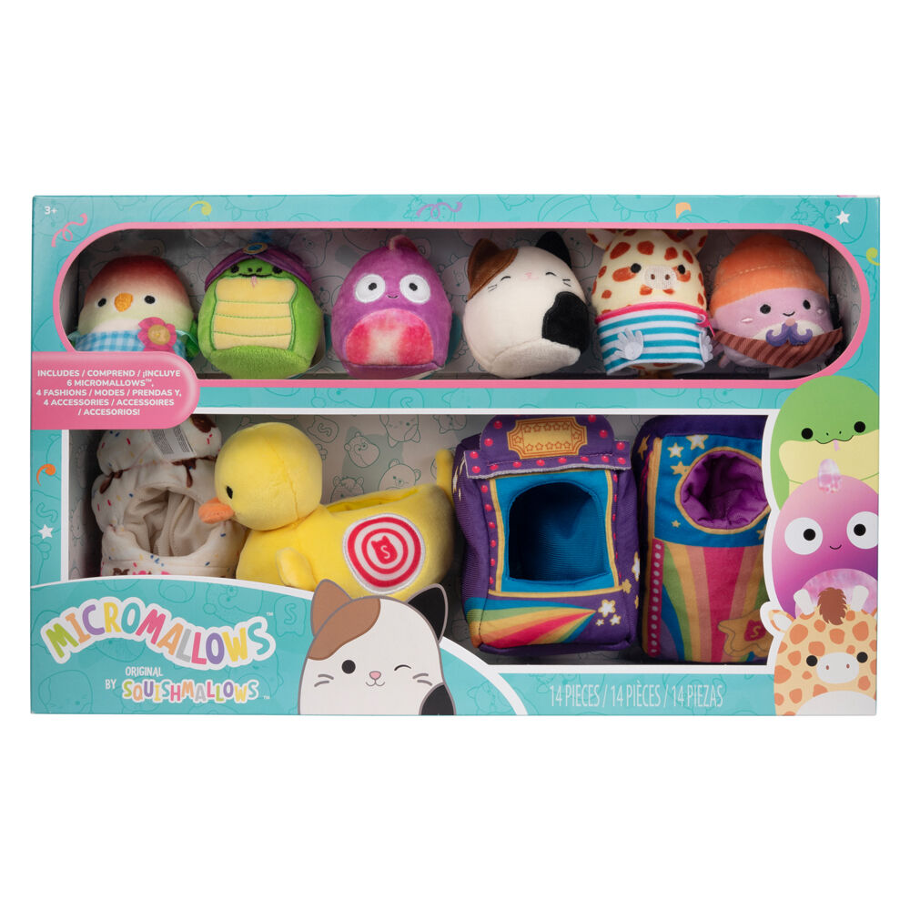 Squishmallows 2.5in Micromallows Environment Collectible Kids Set 3y+ Assorted