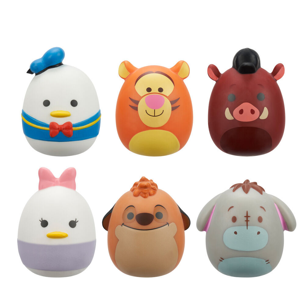 3PK Squishmallows 2.5In Squooshems Disney Kids Squishy Toy S-032 4y+ Assorted