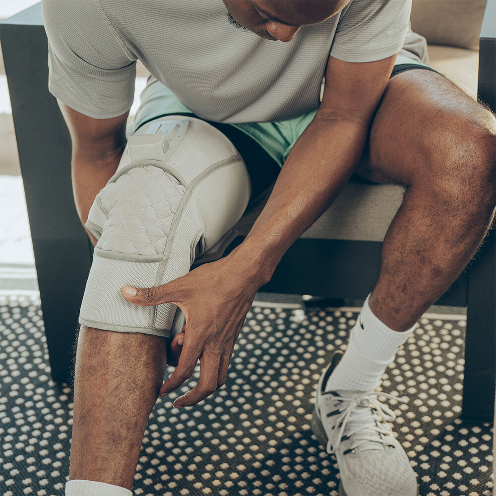 Homedics Modulair Knee Compression Wrap + Controller
