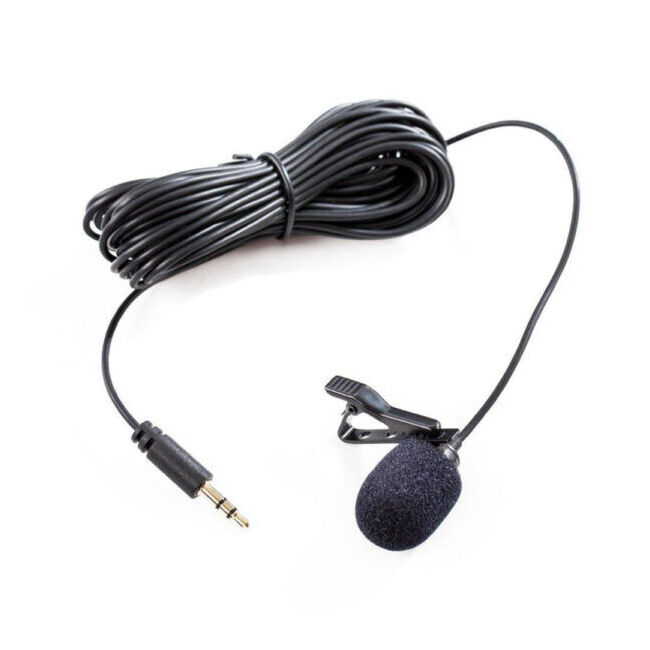 Saramonic Lavalier Microphone Omni-directional For Stereo Black