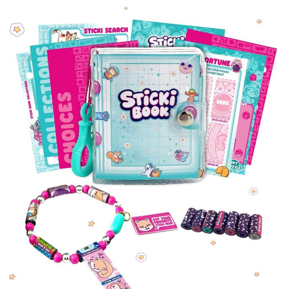 Sticki Rolls Sticki Book Pack Sticker Book 22.5x16.5cm Kids 5y+