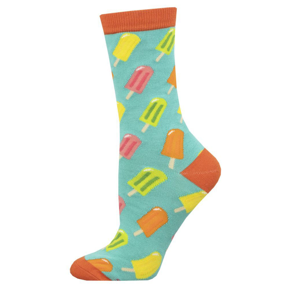 2PK Socksmith Ladies Novelty Socks Bamboo Summer Juice One Size