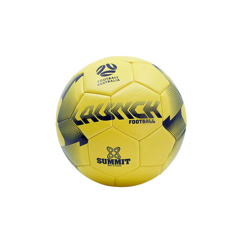 2PK Football Australia Summit Launch Soccer Ball Size 5 - Yellow