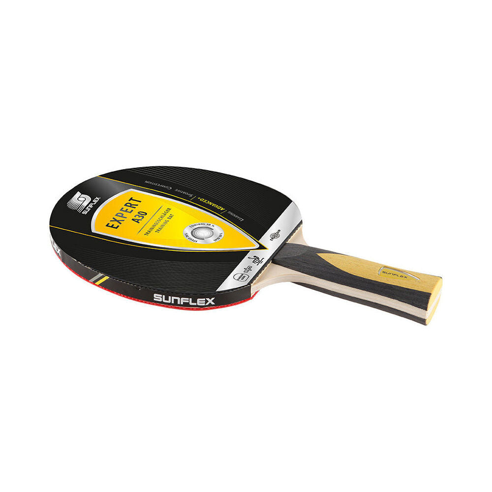 2PK Sunflex Expert A30 Table Tennis Bat/Paddle High Attack 1.5mm Sponge Pips In