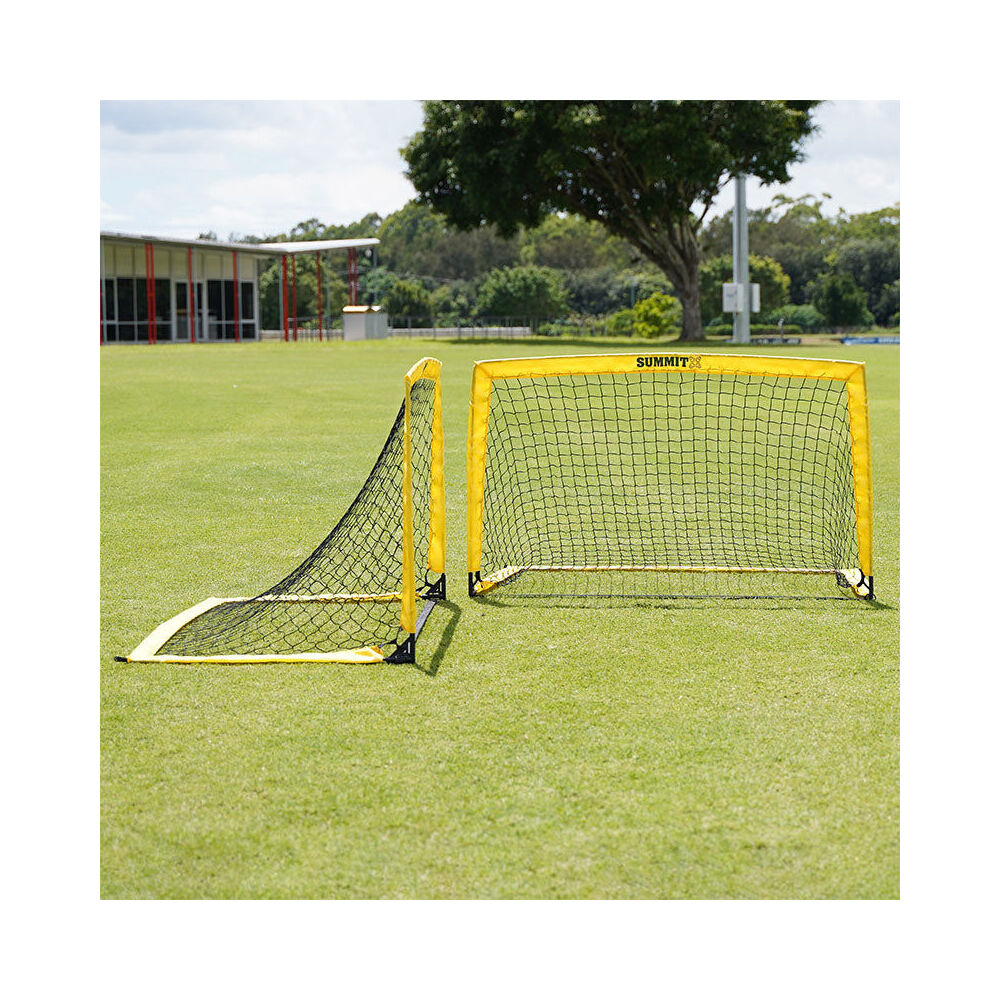 2PK Summit Football Australia Junior Soccer Goals Indoor/Outdoor 120cm/4ft